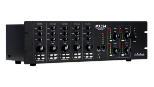 ART Pro Audio MX524 MX524 Five Channel Four Zone Mixer (2) ART Pro Audio MX524 MX524 Five Channel Four Zone Mixer