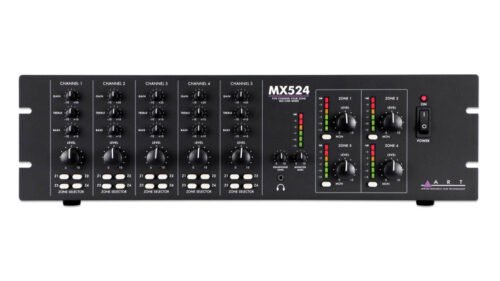 ART Pro Audio MX524 MX524 Five Channel Four Zone Mixer