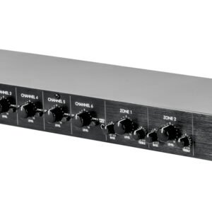 ART Pro Audio MX624 6-Channel Rackmount Zone Mixer (2) ART Pro Audio MX624 6-Channel Rackmount Zone Mixer