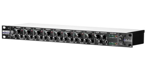 ART Pro Audio MX822 8 Channel Stereo Rackmount Mixer
