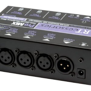 ART Pro Audio PROMIX 3-Channel Battery AC-Powered Mini Mixer (1) ART Pro Audio PROMIX 3-Channel Battery / AC-Powered Mini Mixer