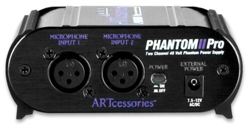 ART Pro Audio Phantom II Pro Dual Phantom Power Supply (3) ART Pro Audio Phantom II Pro Dual Phantom Power Supply