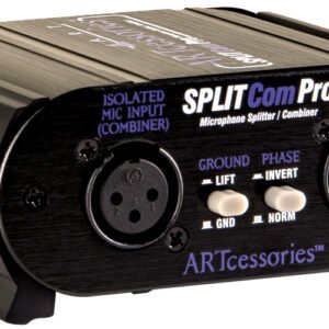 ART Pro Audio SplitComPro Mic Splitter Combiner (2) ART Pro Audio SplitComPro Mic Splitter / Combiner