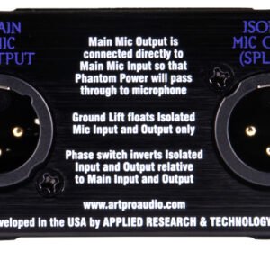 ART Pro Audio SplitComPro Mic Splitter Combiner (3) ART Pro Audio SplitComPro Mic Splitter / Combiner