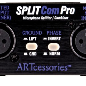 ART Pro Audio SplitComPro Mic Splitter Combiner (4) ART Pro Audio SplitComPro Mic Splitter / Combiner