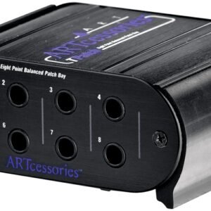 ART Pro Audio TPatch 8-Point Balanced Patchbay (1) ART Pro Audio TPatch 8-Point Balanced Patchbay