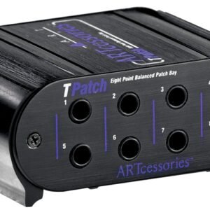 ART Pro Audio TPatch 8-Point Balanced Patchbay (2) ART Pro Audio TPatch 8-Point Balanced Patchbay