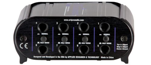 ART Pro Audio TPatch 8-Point Balanced Patchbay (3) ART Pro Audio TPatch 8-Point Balanced Patchbay