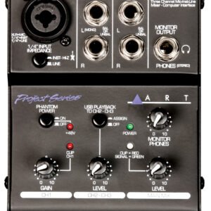 ART Pro Audio USBMIX Mini USB Recording Mixer (4) ART Pro Audio USBMIX Mini USB Recording Mixer