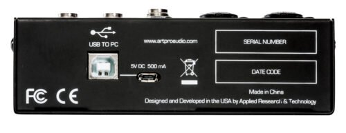 ART Pro Audio USBMIX4 4 Channel USB Recording Mixer (3) ART Pro Audio USBMIX4 4 Channel USB Recording Mixer