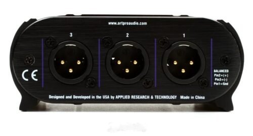 ART Pro Audio XPatch 3-channel XLR Patchbay