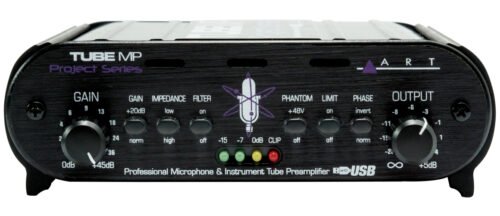 ART Pro Audio Tube MP PS with USB Tube Preamp and Audio Interface
