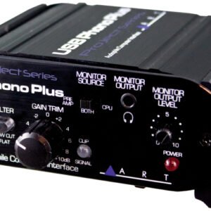 ART USB Phono Plus PS Phono Preamp and Audio Interface (1) ART Pro Audio USB Phono Plus PS Phono Preamp and Audio Interface
