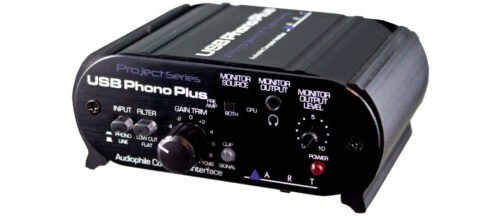 ART USB Phono Plus PS Phono Preamp and Audio Interface (1) ART Pro Audio USB Phono Plus PS Phono Preamp and Audio Interface