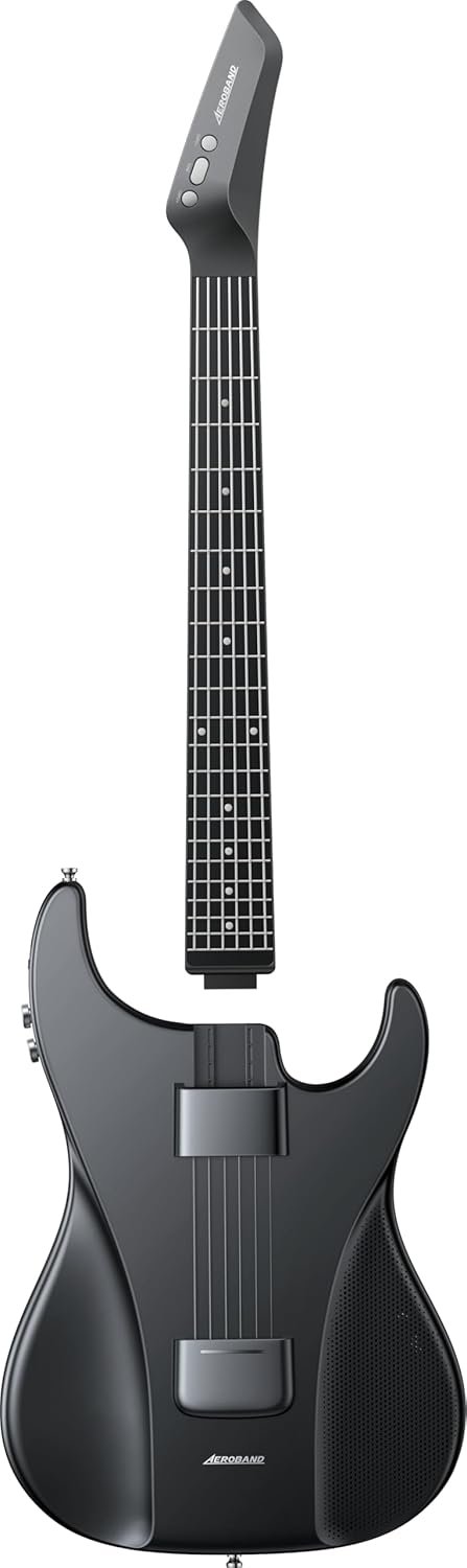 AeroBand AG01V2B BAG M B Guitar With Case Black