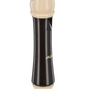 Aulos F Alto Recorder Robin Mod.209B baroque pocket Cleaner Wiper fat box and fingering chart brown