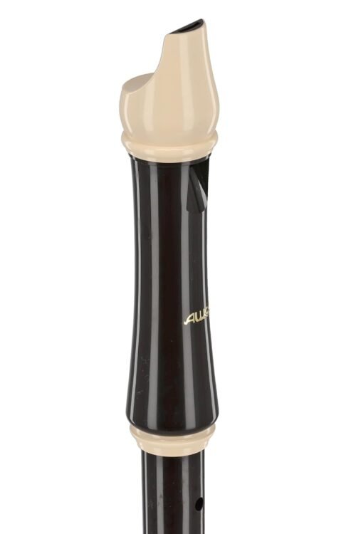 Aulos F Alto Recorder Robin Mod.209B baroque pocket Cleaner Wiper fat box and fingering chart brown
