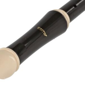 Aulos F Alto Recorder Robin Mod.209B baroque pocket Cleaner Wiper fat box and fingering chart brown