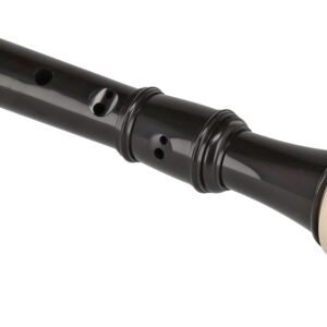 Aulos F Alto Recorder Robin Mod.209B baroque pocket Cleaner Wiper fat box and fingering chart brown