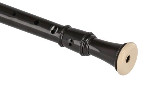 Aulos F Alto Recorder Robin Mod.209B baroque pocket Cleaner Wiper fat box and fingering chart brown