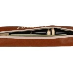 Aulos F Alto Recorder Robin Mod.209B baroque pocket Cleaner Wiper fat box and fingering chart brown
