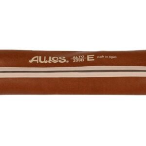 Aulos F Alto Recorder Robin Mod.209B baroque pocket Cleaner Wiper fat box and fingering chart brown
