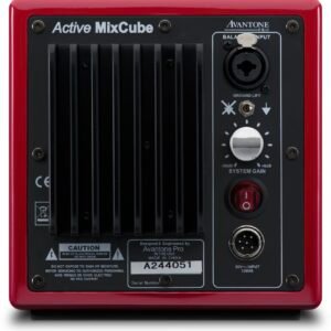 Avantone Pro Active Mix Cube 5.25 Inches Powered Studio Monitor Red Avantone Pro Active Mix Cube 5.25 Inches Powered Studio Monitor Red