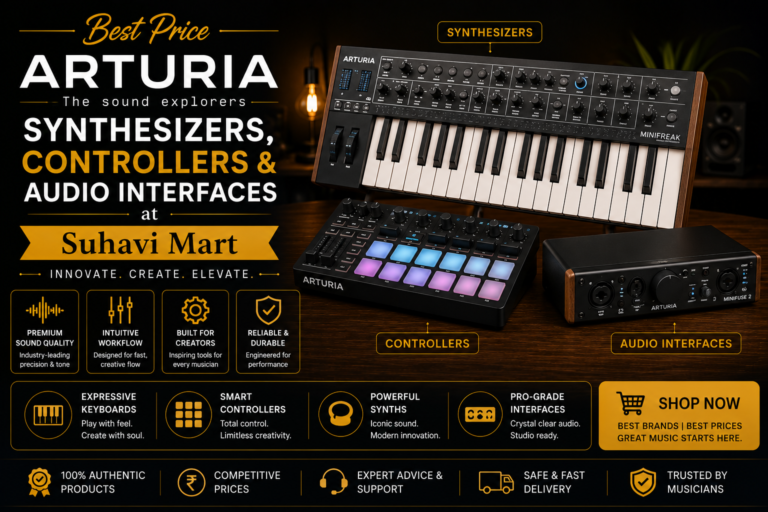 Best Price Arturia Synthesizers, Controllers & Audio Interfaces at Suhavi Mart