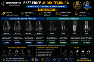 Best Price Audio-Technica Monitor Headphones & Microphones at Suhavi Mart