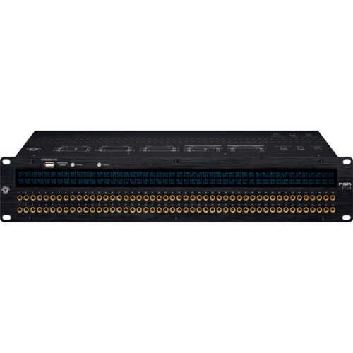 Black Lion Audio PBR TT LIT 96-Point TT Bantam to DB-25 Patchbay with LCD Displays Black Lion Audio PBR TT LIT 96-Point TT Bantam to DB-25 Patchbay with LCD Displays