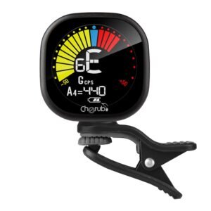 Cherub WST 675 USB Rechargeable Chromatic Tuner for Guitar Bass Ukulele Baritone with High Contrast Colorful Display Grey Cherub WST 675 USB Rechargeable Chromatic Tuner for Guitar Bass Ukulele Baritone with High Contrast Colorful Display Grey