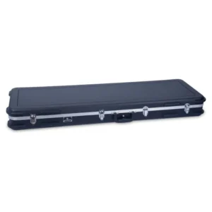 Crossrock CRA860BBK Bass Guitar Case ABS Molded for Both 4  String & 6  String - Black