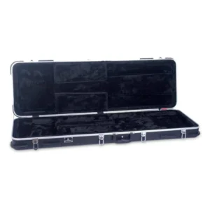Crossrock CRA860BBK Bass Guitar Case ABS Molded for Both 4 String & 6 String - Black