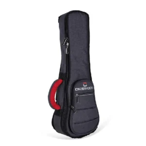 Crossrock CRSG107CUDG Concert Ukulele Gig Bag with 10mm Padding Dark Grey