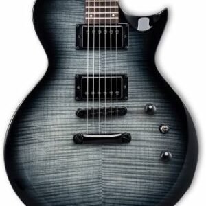 ESP Guitars LEC200DXCHB EC-200DX Series Single Cutaway 6 String RH Electric Guitar - Charcoal Burst 2 ESP Guitars LEC200DXCHB EC 200DX Series Single Cutaway 6 String RH Electric Guitar Charcoal Burst
