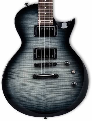 ESP Guitars LEC200DXCHB EC-200DX Series Single Cutaway 6 String RH Electric Guitar - Charcoal Burst 2 ESP Guitars LEC200DXCHB EC 200DX Series Single Cutaway 6 String RH Electric Guitar Charcoal Burst
