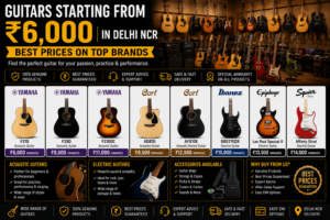 Guitars Starting from ₹6,000 in Delhi NCR | Best Prices at Suhavi Mart