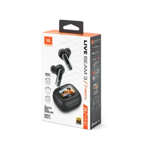 JBL Live Beam 3 True wireless noise-cancelling earbuds - Black (1) JBL Live Beam 3 True wireless noise-cancelling earbuds - Black