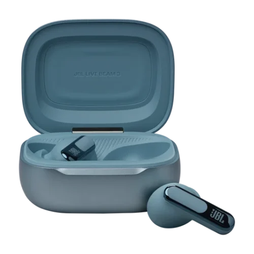 JBL Live Beam 3 True wireless noise-cancelling earbuds - Blue (11) JBL Live Beam 3 True wireless noise-cancelling earbuds - Blue