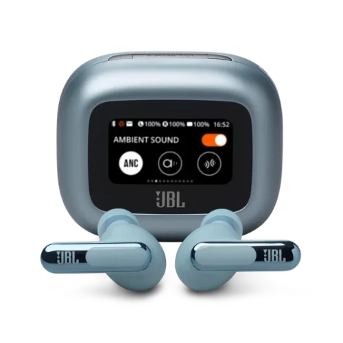 JBL Live Beam 3 True wireless noise-cancelling earbuds - Blue