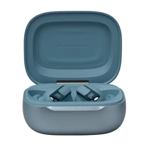 JBL Live Beam 3 True wireless noise-cancelling earbuds - Blue (7) JBL Live Beam 3 True wireless noise-cancelling earbuds - Blue