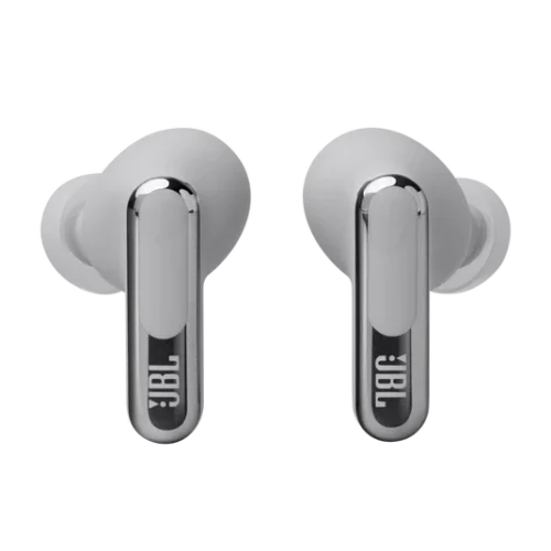 JBL Live Beam 3 True wireless noise-cancelling earbuds - Silver (10) JBL Live Beam 3 True wireless noise-cancelling earbuds - Silver