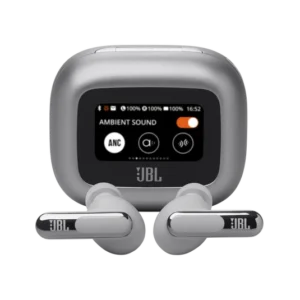 JBL Live Beam 3 True wireless noise-cancelling earbuds - Silver (12) JBL Live Beam 3 True wireless noise-cancelling earbuds - Silver