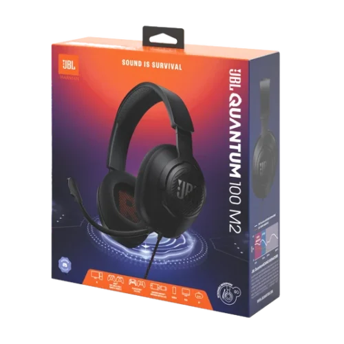 JBL Quantum 100M2 Wired over-ear gaming headset (1) JBL Quantum 100M2 Wired over-ear gaming headset