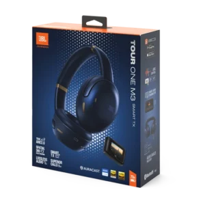 JBL Tour One M3 Smart Tx wireless over-ear Noise Cancelling headphones - Blue JBL Tour One M3 Smart Tx wireless over-ear Noise Cancelling headphones - Blue