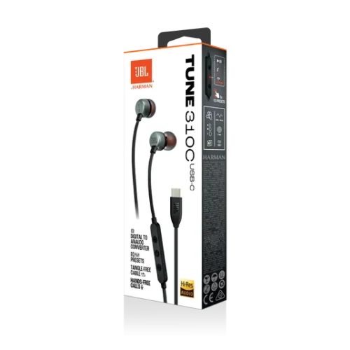 JBL Tune 310C USB-C Wired In-Ear Headphones (1) JBL Tune 310C USB-C Wired In-Ear Headphones