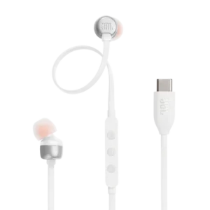 JBL Tune 310C USB-C Wired In-Ear Headphones - White