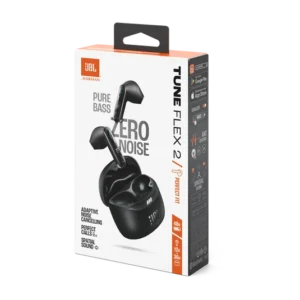 JBL Tune Flex 2 True Wireless Noise Cancelling Earbuds - Black