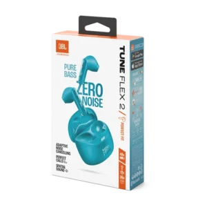 JBL Tune Flex 2 True Wireless Noise Cancelling Earbuds - Turquoise