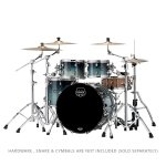 Mapex SR529XRJ Saturn 4-Pcs Acoustic Drum 3 Mapex SR529XRJ Saturn 4-Pcs Acoustic Drum Hybrid Shell Pack Without Snare - Teal Blue Fade